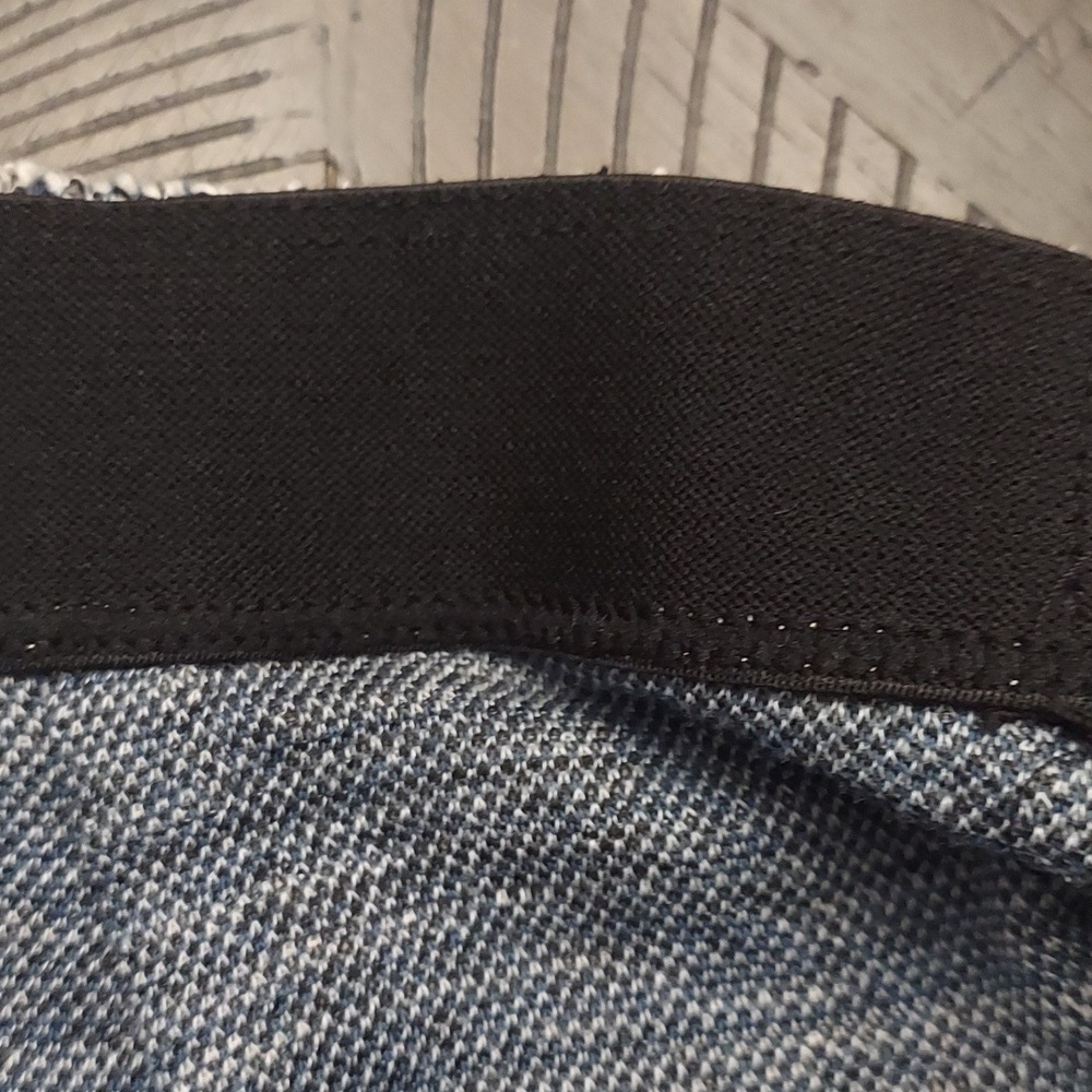 MAX STUDIO Chic Navy/White Tweed Mini Faux Wrap Skirt - Picture 10 of 12